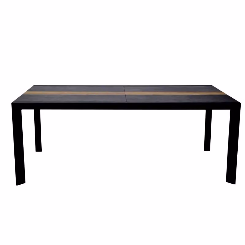 Tavolo da giardino allungabile Riverside Vacchetti in alluminio e HPL colore antracite L: 200/300 cm, P: 104 cm, H: 76 cm – 2