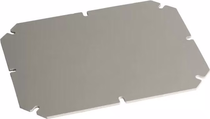 Piastra di montaggio in acciaio zincato 275x325 - Piastra di montaggio per quadro di distribuzione NSYAMPM3429TB
