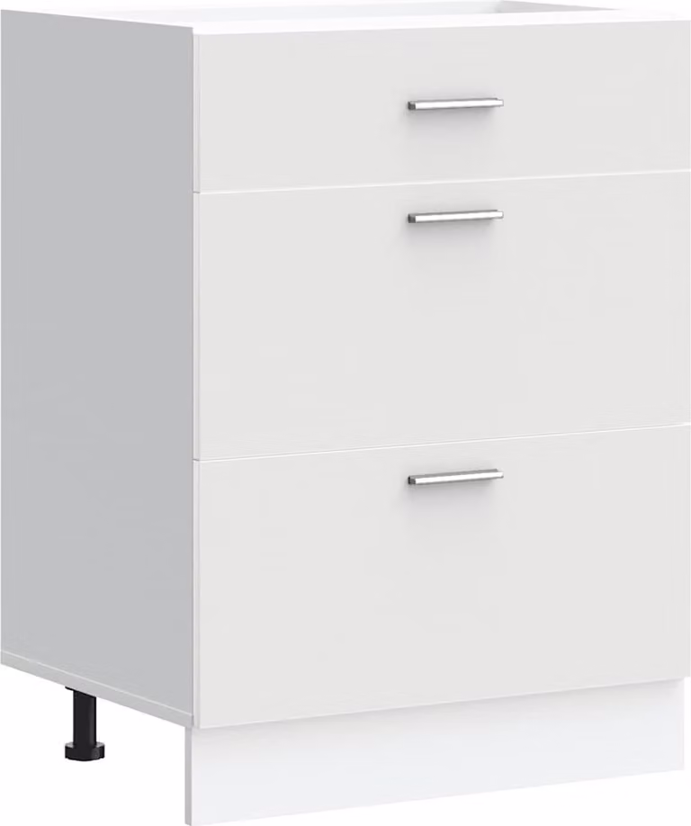 Base da Cucina “Lyon” Bianco in Legno Multistrato
