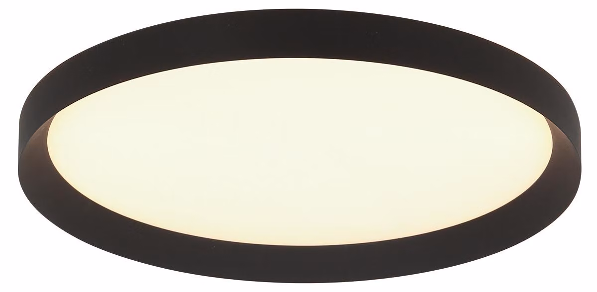 Plafoniera - nero - Flady - plastica metallo - Ø 50cm - LED - 3686ZW - Steinhauer