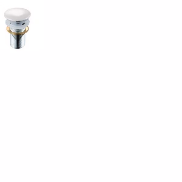 Piletta lavabo click-clack con troppopieno FANCY2 Bianco