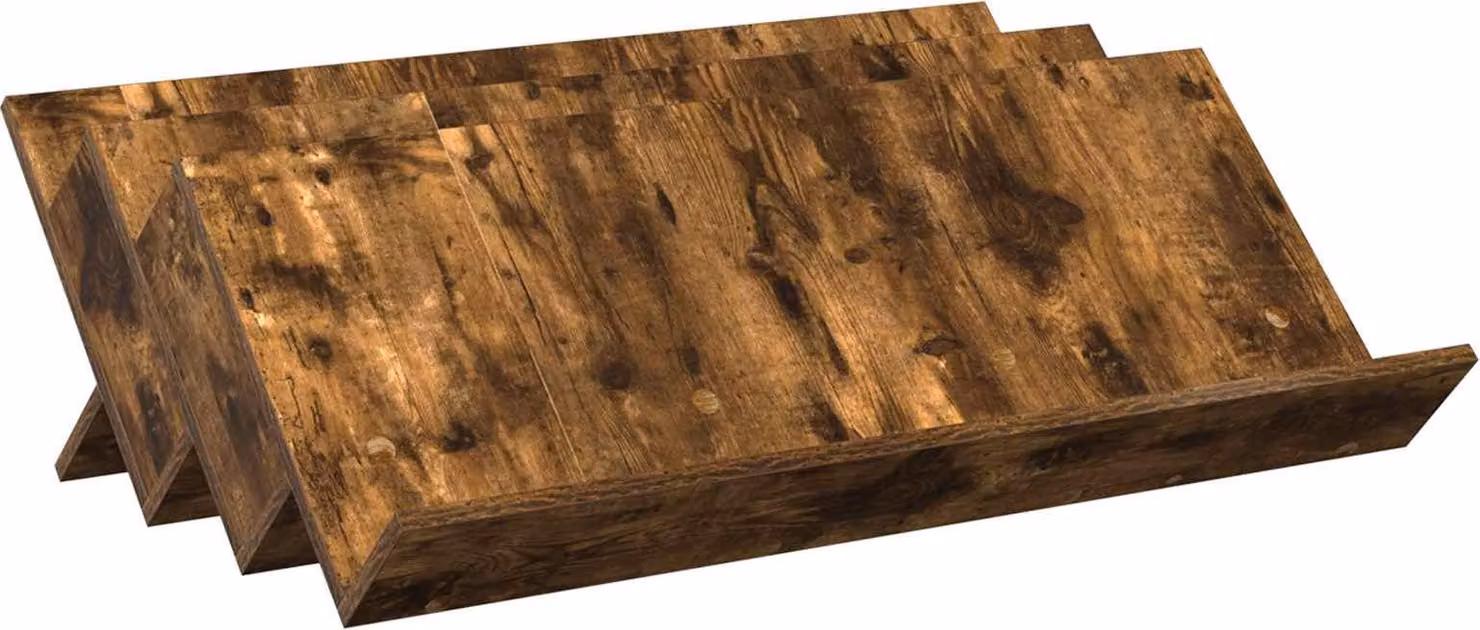 Scaffale per riviste Rovere fumé 90 x 53 x 28,5 cm