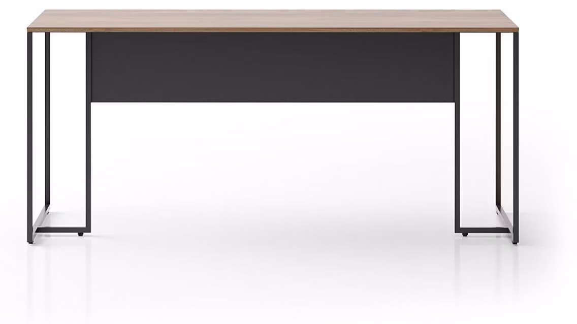 Moderner Brauner Schreibtisch Stilvolle Arbeitszimmer Holztische