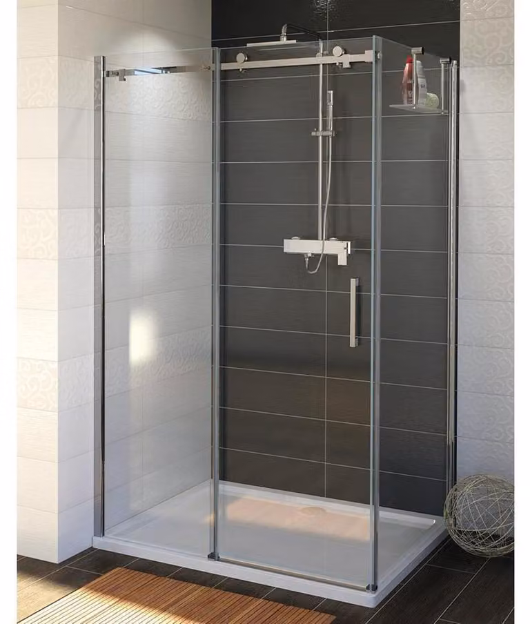 Cabina doccia rettangolare Dragon 1100x800 mm variante L/R