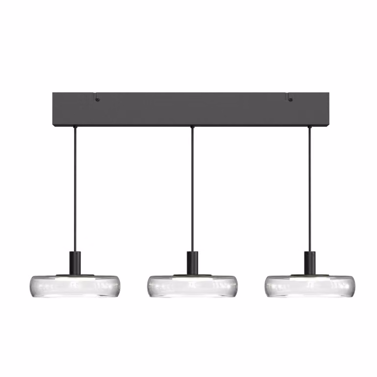 Maytoni Lampada a sospensione FLOAT, dimmerabile, Chiaro / Trasparente, Soggiorno / Sala da pranzo, Vetro, Moderno, Lampada a sospensione