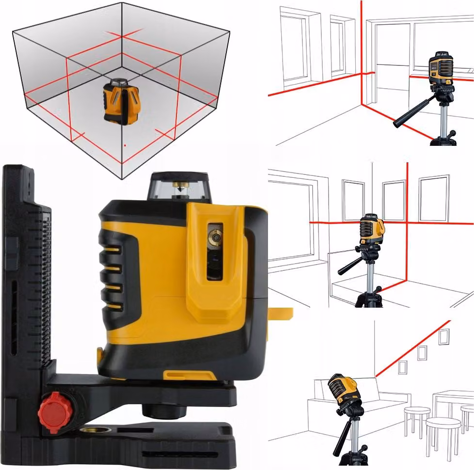 Croce 3.2 Laser 360 orizzontale 2 linee verticali Laser di livellamento LAMIGO