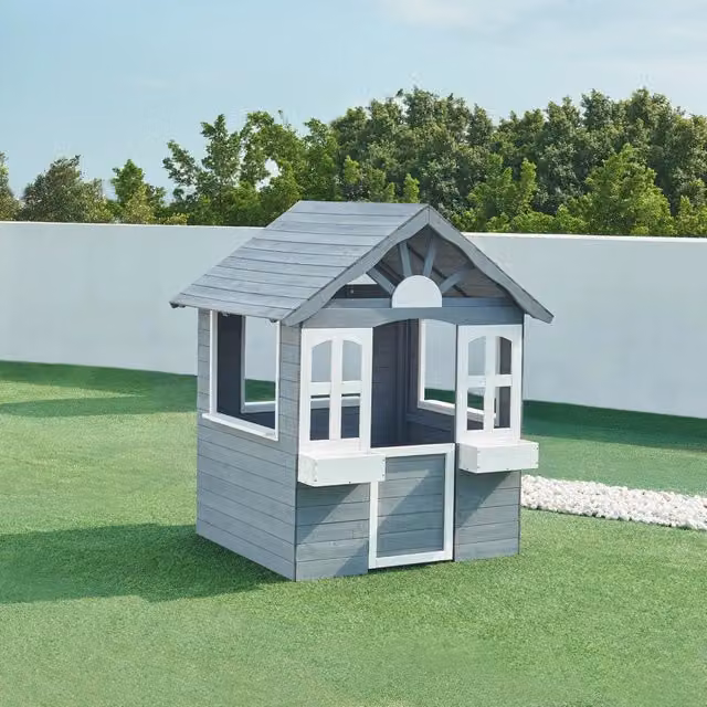 Casetta Giocattolo Vesa da Giardino in Legno di Abete casa.pro L/P/H: 138 x 120 x 102 cm – 1