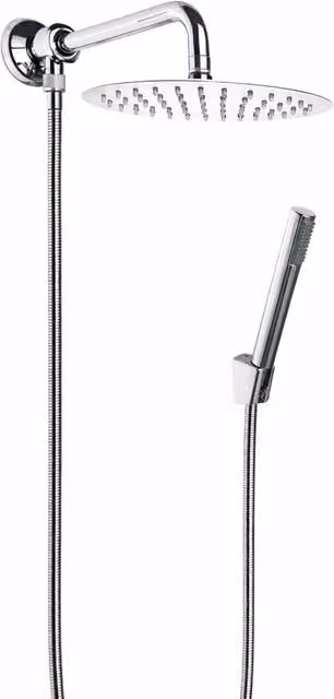 Kit doccia Deviatore con Doccetta,Soffione Metallo diametro 20