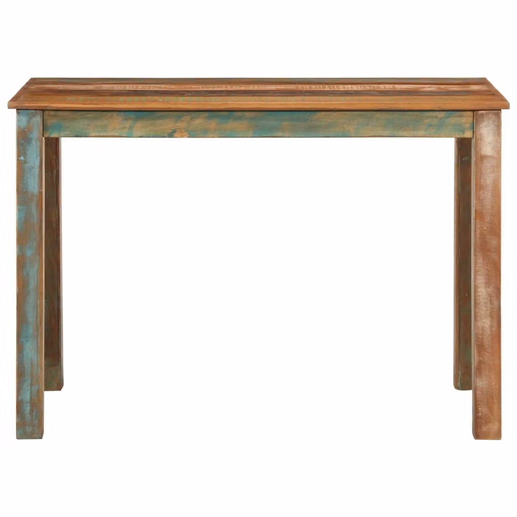 Tavolo da Pranzo 110x55x76 cm in Legno Massello di Recupero