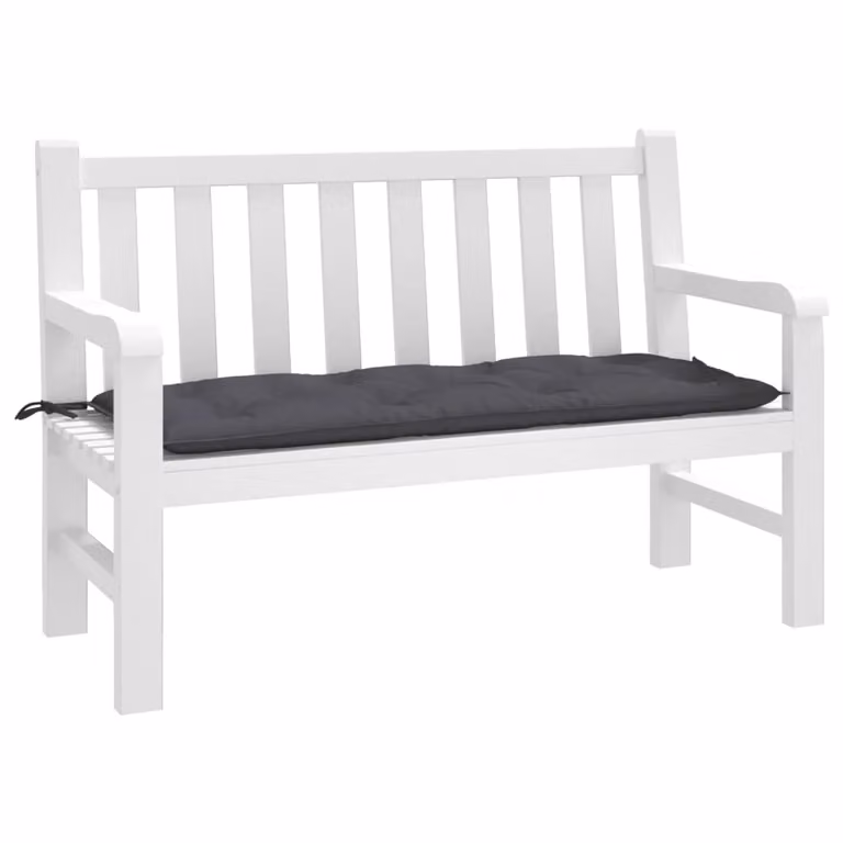 vidaXL Cuscino per Panca Antracite in Tessuto Oxford, L 120 x P 50 x H 7 cm