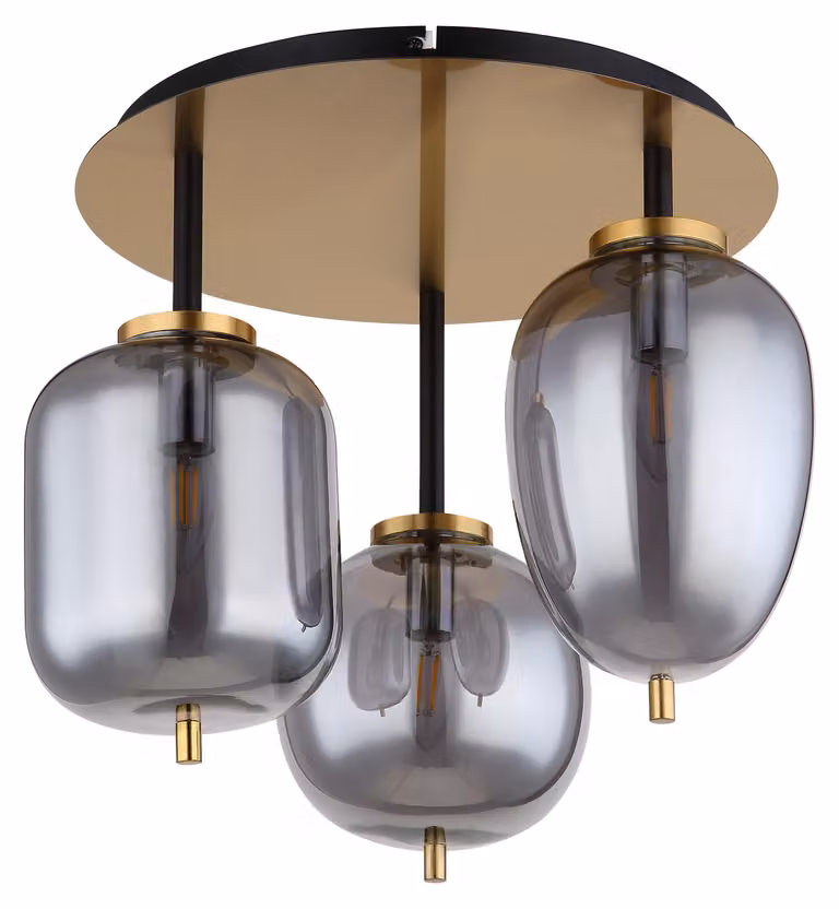 Lampada a soffitto BLACKY I 15345-3DMM Globo