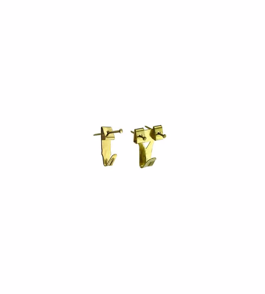 Ganci  per fissaggio quadri assortiti con chiodini 8 pz.