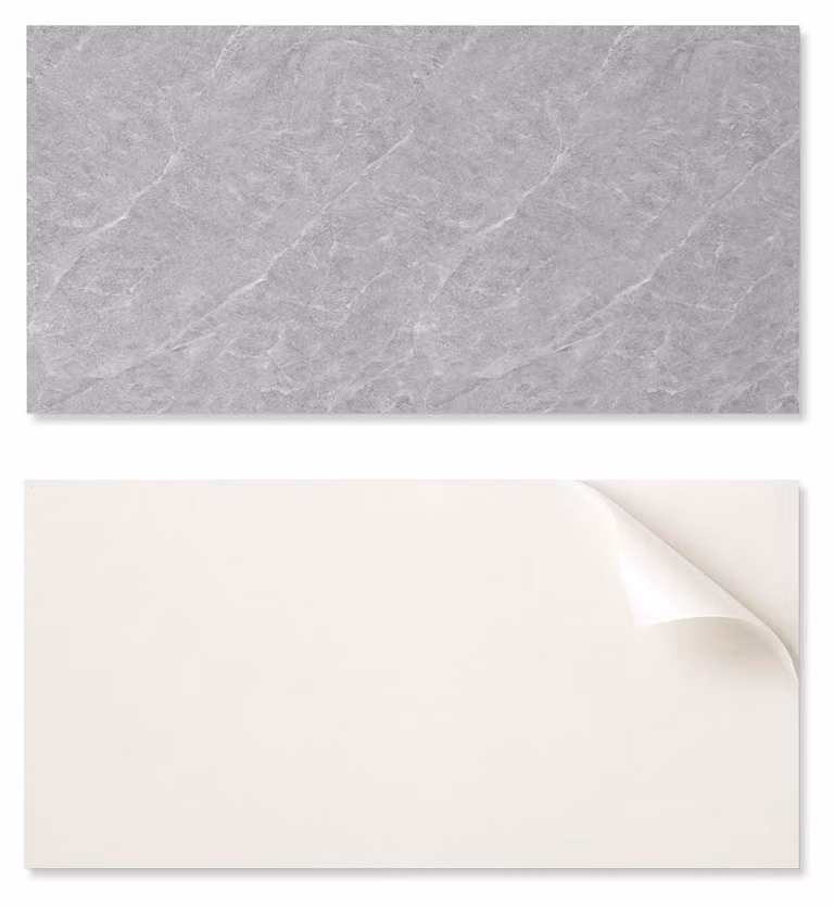 Pannello in vinile autoadesivo con stampa, dimensioni 120x60 cm, effetto pietra naturale