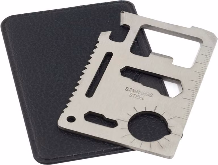 Multiutensile per carte di credito - 11 funzioni