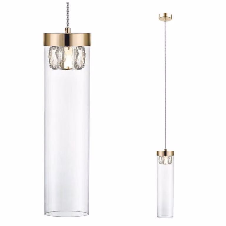 GEM P0389-01D-F7AC Lampada a sospensione della linea Zuma