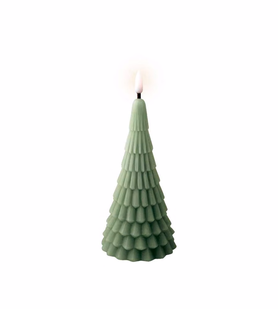 Candela led albero di Natale verde