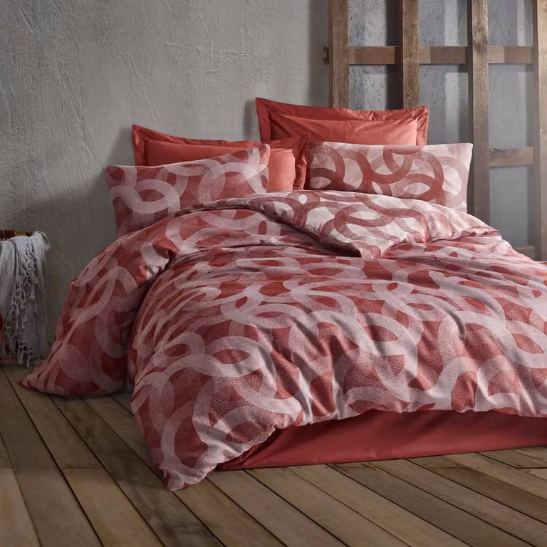 Biancheria da letto in cotone SPOTY TERRA/220x200 CotoneLOVE JACQUARD