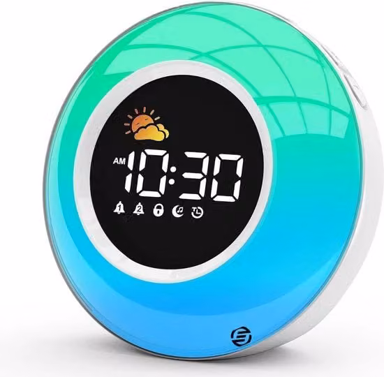 Svegliarino per bambini - Svegliarino digitale - Lampada da notte - Alarmando per bambini - Svegliarino per bambini digitale
