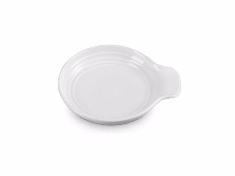 Stoneware Poggiamestolo Rotondo - Bianco