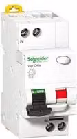 Interruttore Magnetotermico Differenziale RCBO Schneider Electric C40A 1P+N 16A 30mA Bianco