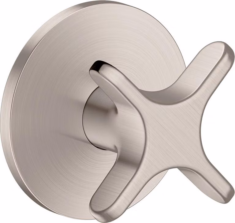 hansgrohe AXOR One robinet d'arrêt encastré, avec poignée croisillon, 48771800, 48771800