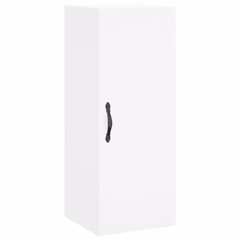 Mobile a Parete Bianco 34,5x34x90 cm in Legno Multistrato