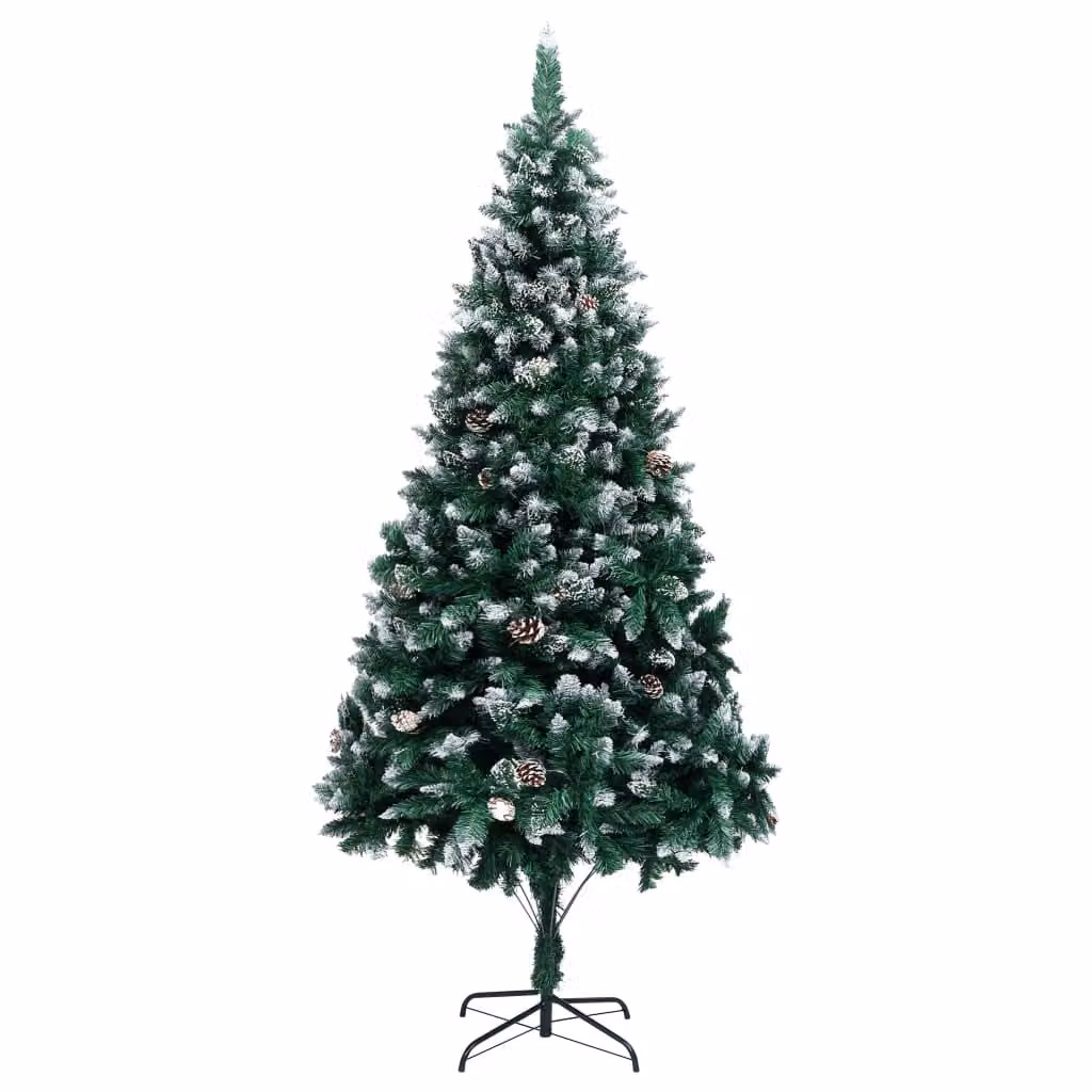 Maison Exclusive - Albero di Natale artificiale con pigne e neve, 240 cm