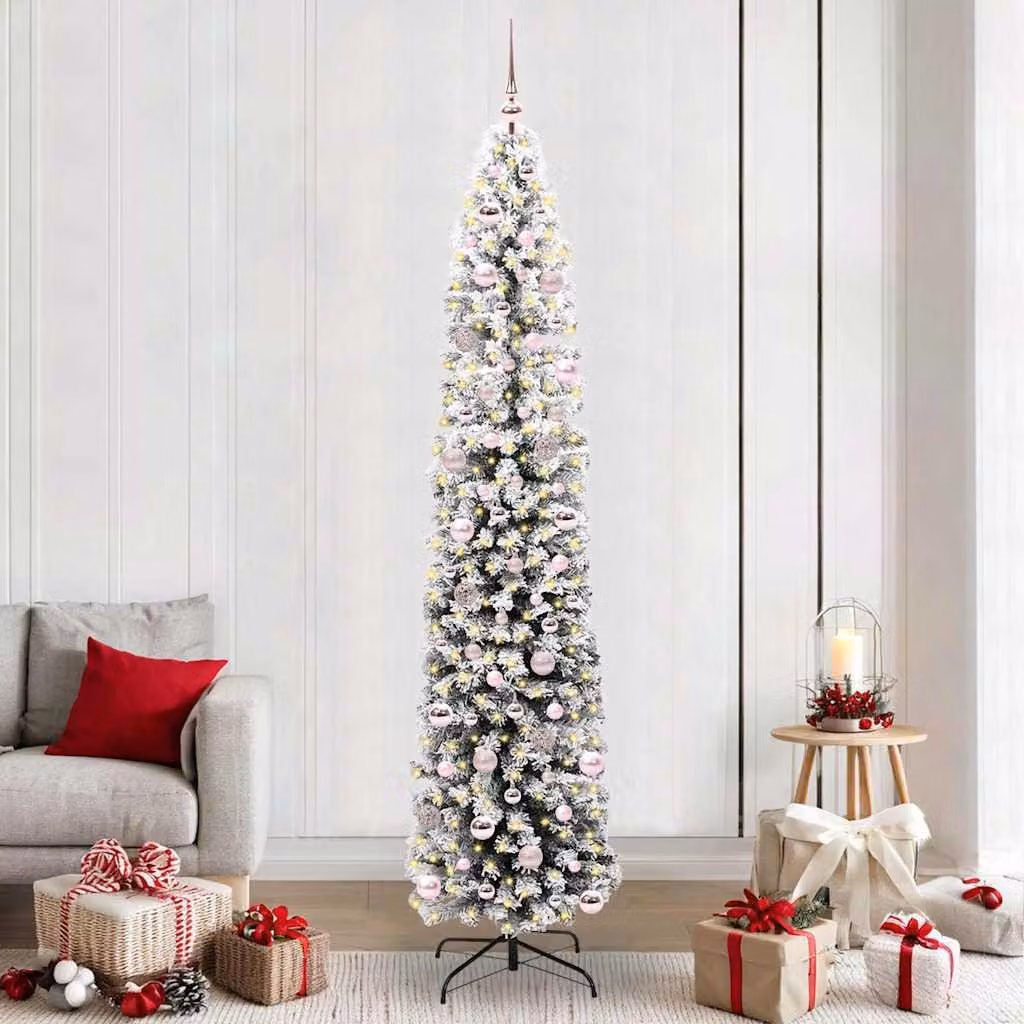 Maison Exclusive - Albero di Natale artificiale con 300 LED e supporto, verde, 240 cm
