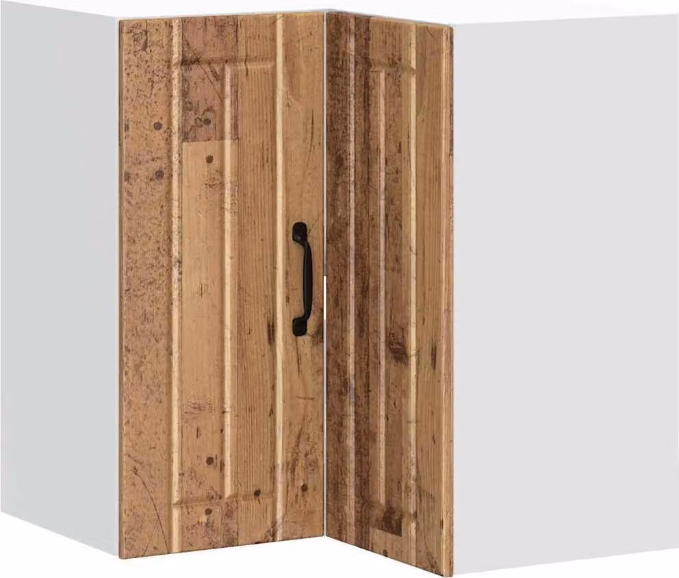 Pensile da Cucina ad Angolo Lucca Legno Antico in Truciolato