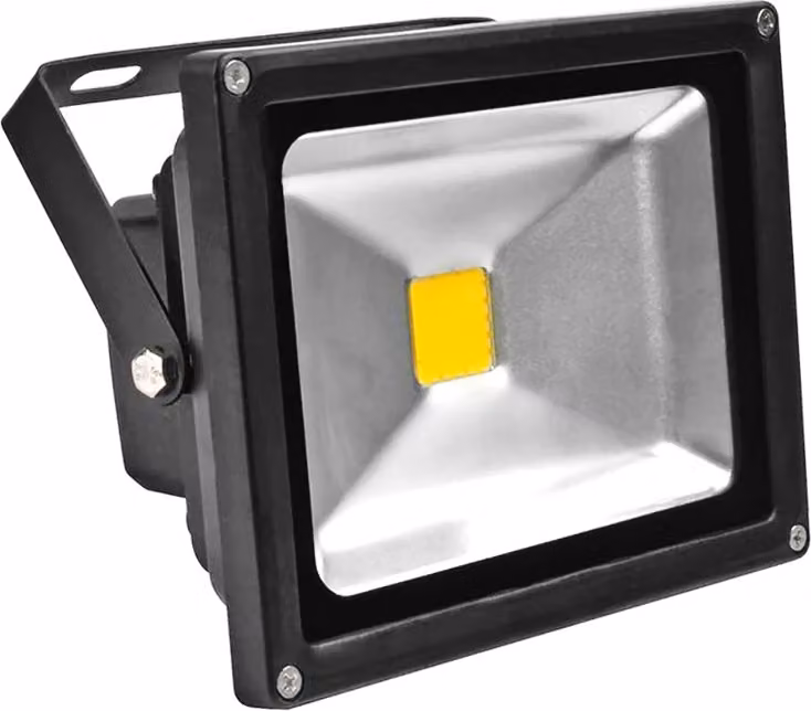 Greenmigo Faretto LED da 20 W, luce bianca fredda, illuminazione di oggetti, faretto da esterno, faretto da parete, proiettore, lampada da giardino, IP65, 85 V-265 V
