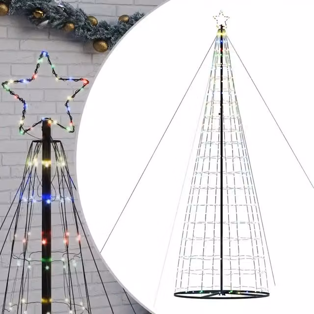 Albero di Natale a LED-Luci decorative natalizie 1534 LED Colorato 503 cm