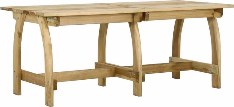 Maison Exclusive - Tavolo da giardino 220x74x75 cm in legno di pino impregnato