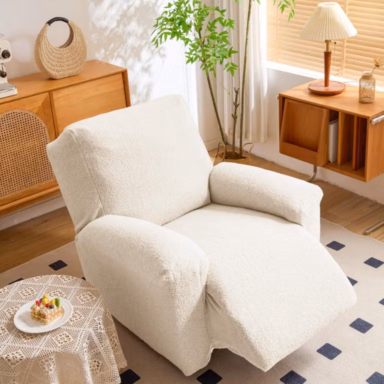 Copertura per poltrona relax con fondo antiscivolo e tasche