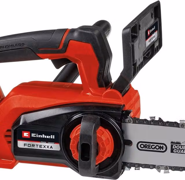 Einhell Fortexxa Elettrosega a batteria 18V Power X-Change con batteria di scorta e caricabatterie rapido