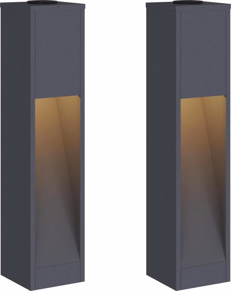 Lucina LED Solare da Percorso 2 pcs Antracite