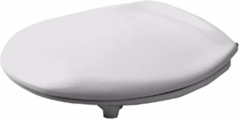Siège de WC Duravit Architec avec amortisseurs d'angle, charnières en acier inoxydable, 0062810000, 0062810000