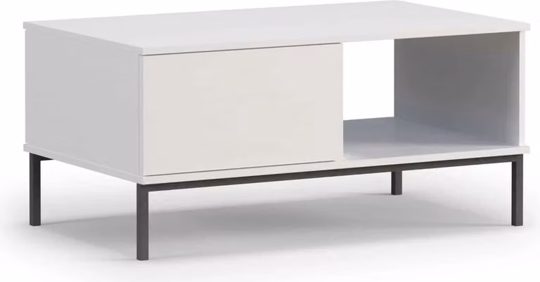 Tavolino da soggiorno NIXI - bianco