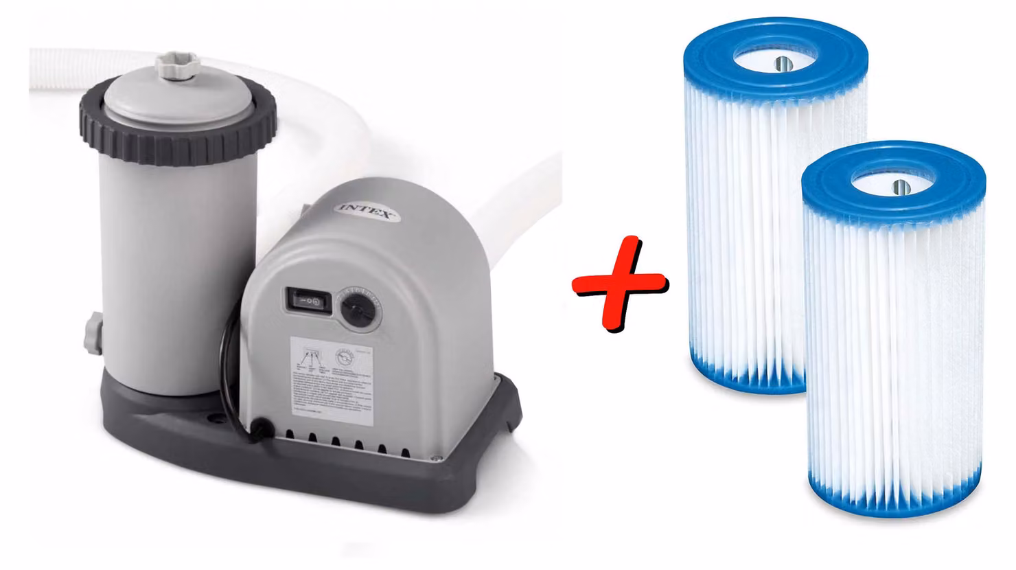 INTEX 28636GS Pompa filtro Pompa per piscina 5678 L/h Pompa per piscina Piscina + 2 cartucce filtro extra