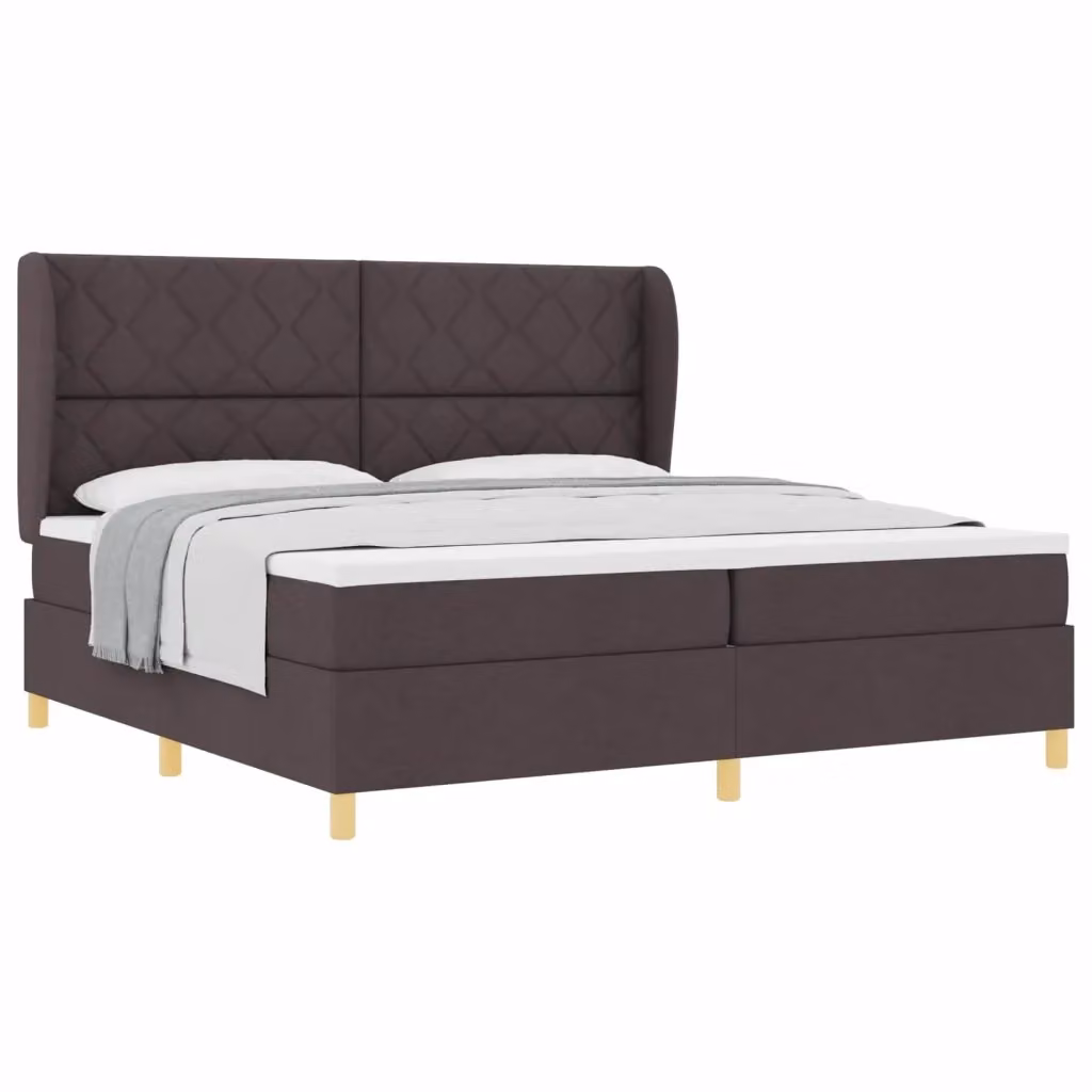 Letto ibrido con testiera vidaXL in tessuto marrone L: 200 cm, P: 200 cm, H: 280 cm – 2