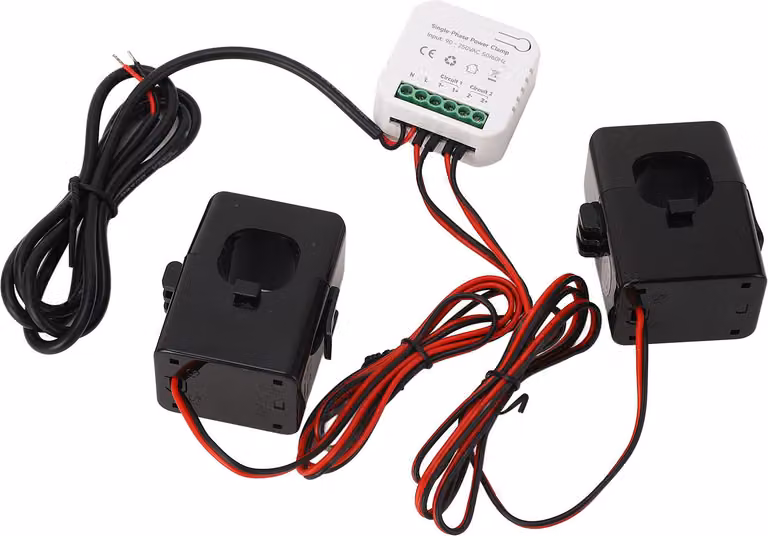 Misuratore di energia intelligente APP Monitoraggio energia elettrica con trasformatore di corrente 2x200A AC90?250V