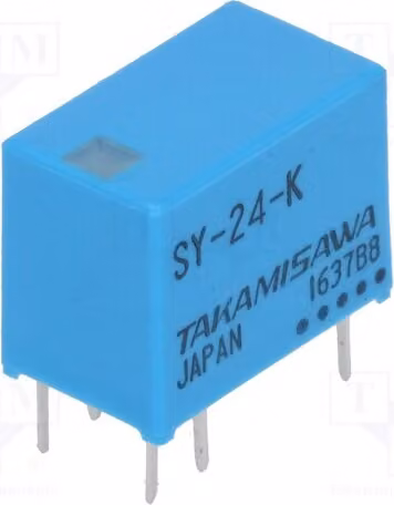 1 relè: elettromagnetico, 0,5A/120VAC. Bobina: 24VDC, 2A, modello SY-24-K. Elettromagnete