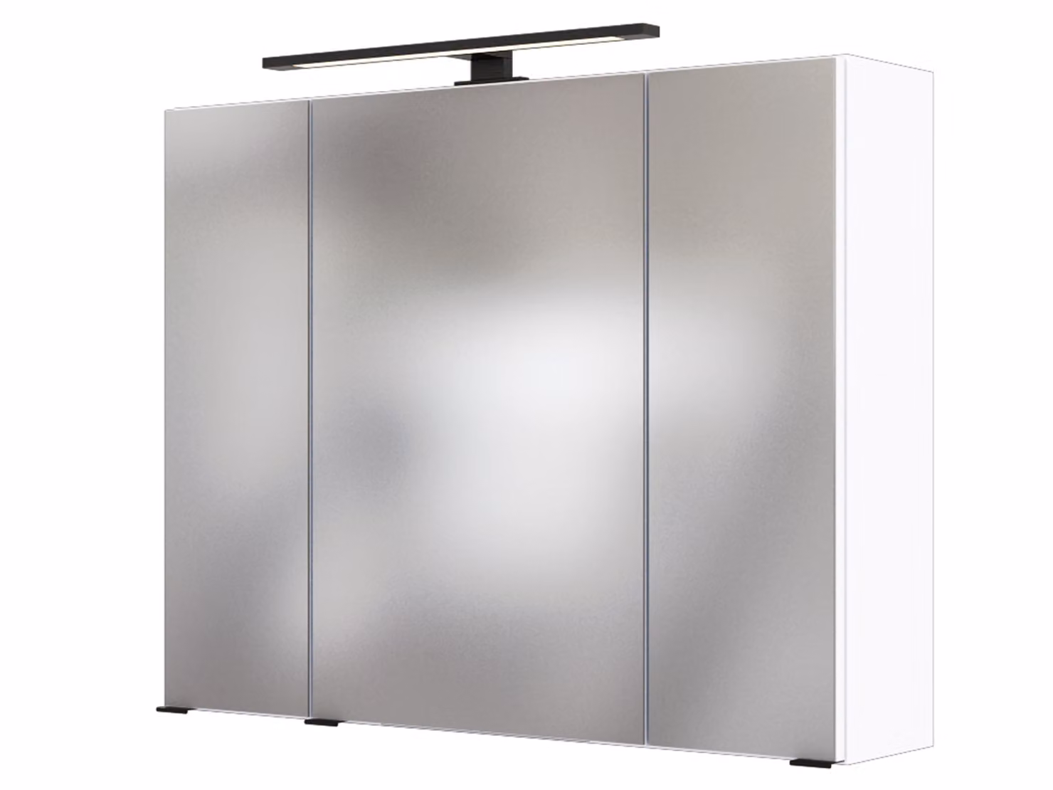 Armadio a specchio Armadio a muro Armadio a specchio Mobili da bagno "Luzern I" Bianco 80 cm
