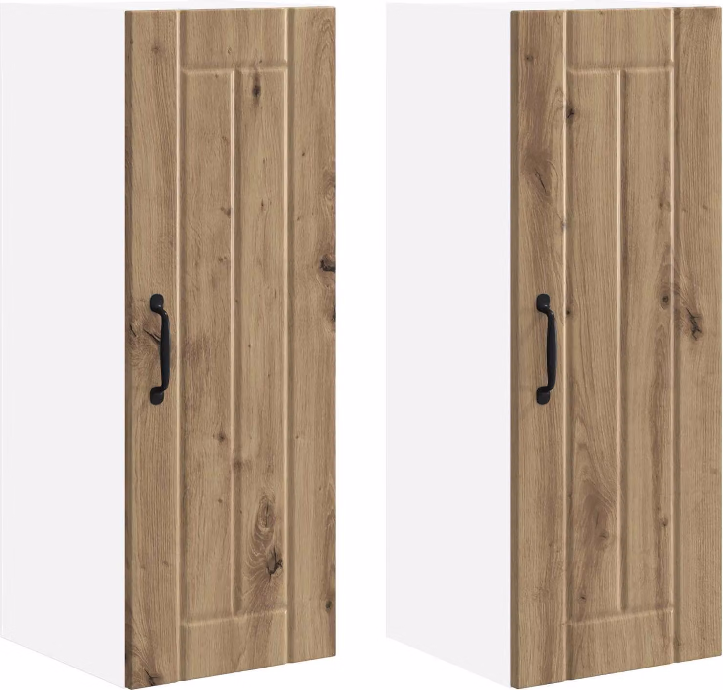 Armadietto a muro LUCCA 2 pcs Rovere Artigianale