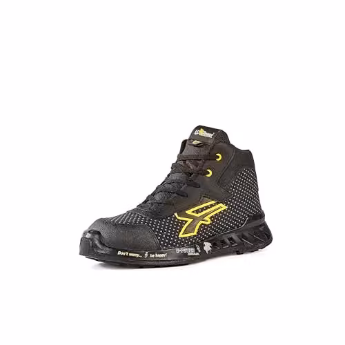 Scarpe Joe Nero/Giallo Alte 47 S3 Upower