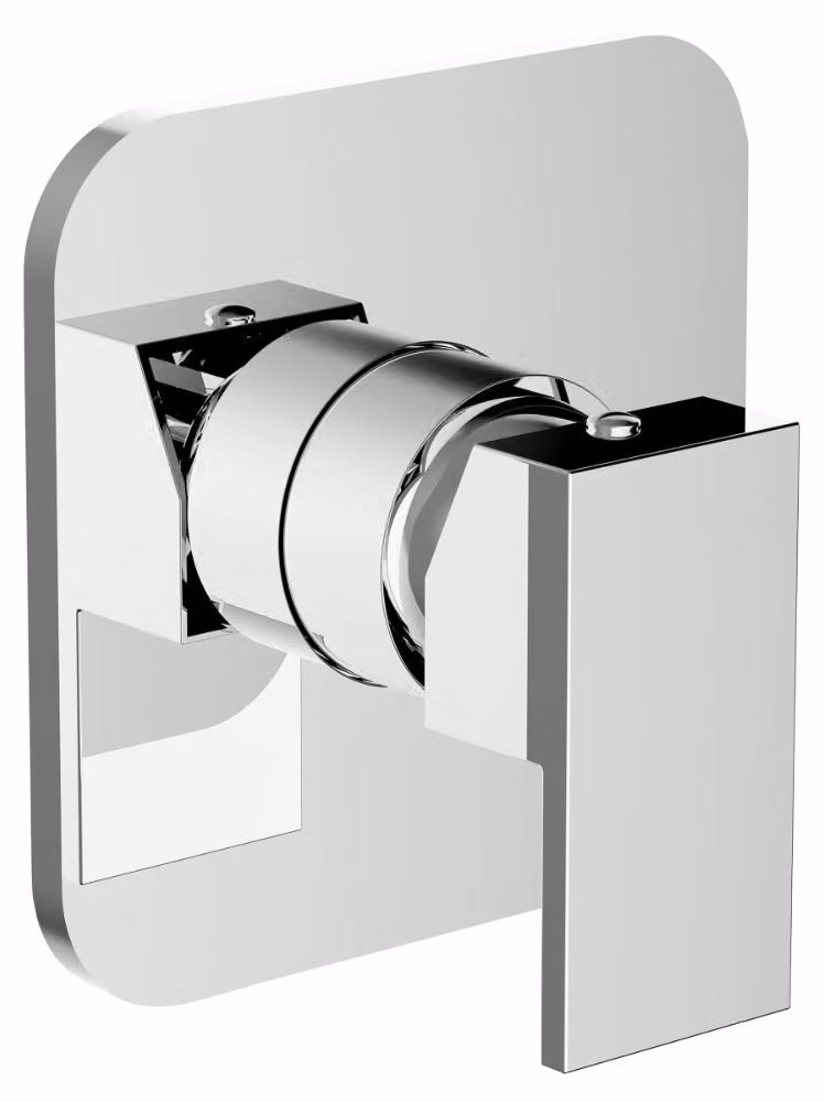 Schläfer 29505014 | Miscelatore monocomando per doccia incasso 1/2"serie Style, Cartuccia diam25mm Cromo Argento, Italy