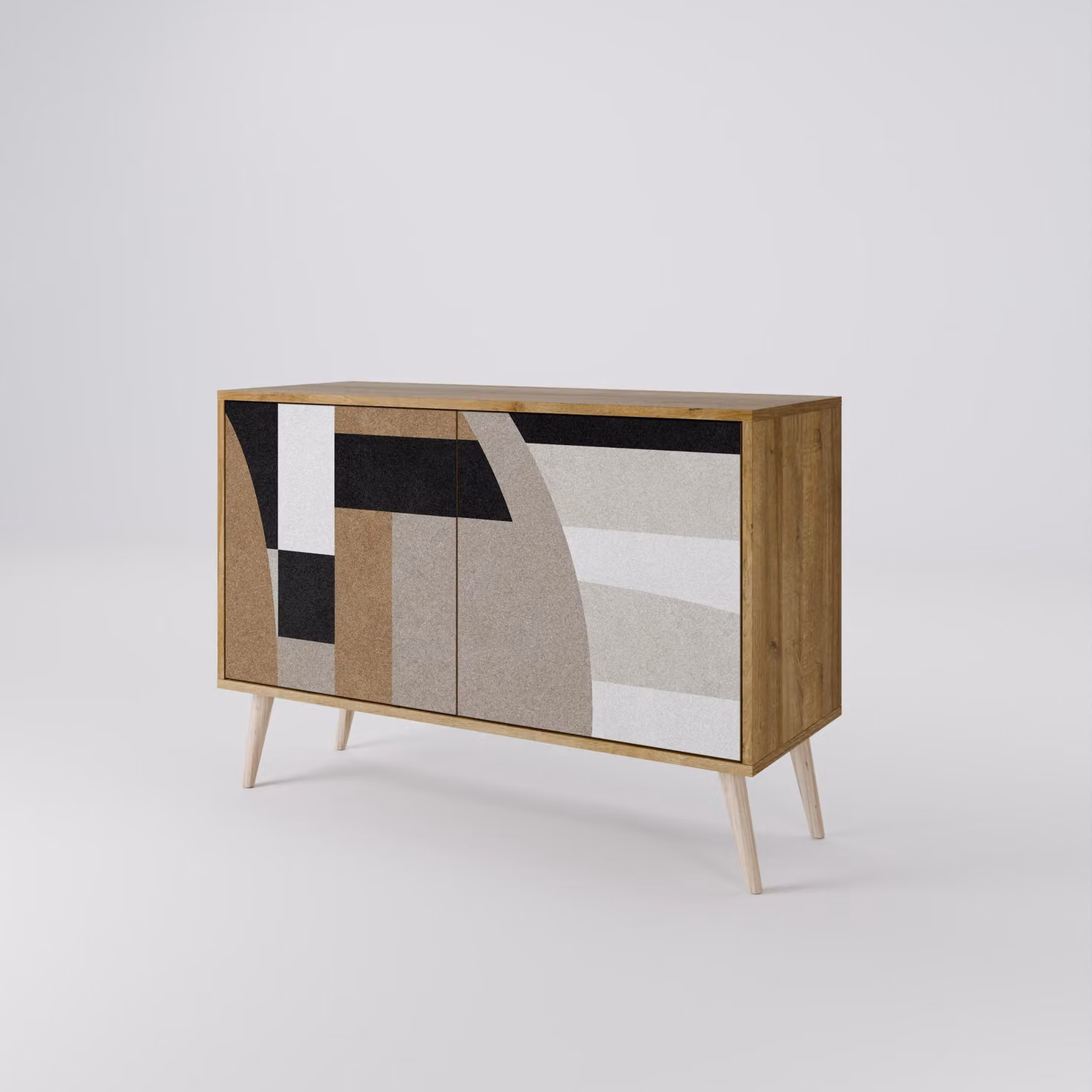 Cassettiera Spacerebels a 2 ante - credenza cassettiera - credenza alta - mobile guardaroba - soggiorno camera da letto - 57,5×111×42 (HxLxP)