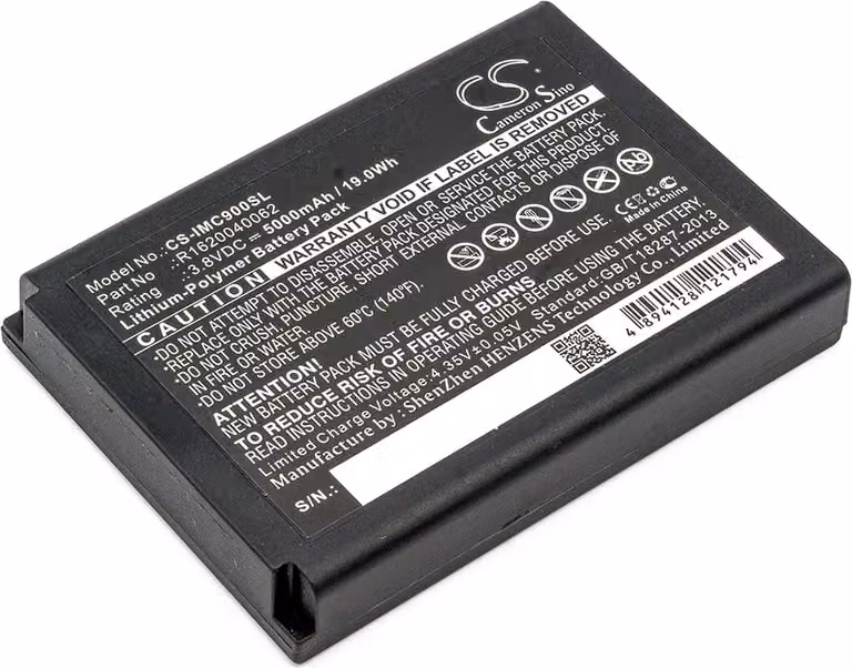 TECHTEK Batteria compatibile con [IDATA] MC70, MC90HC, MC90m, MC95E, MC95HC, MC95V, MC95W sostituisce R1620040062