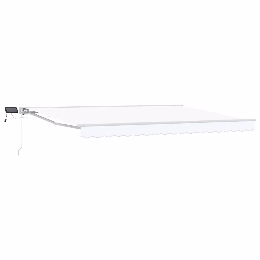 Cornice per tenda manuale con LED bianco vidaxl L: 400 cm, P: 295 cm – 2