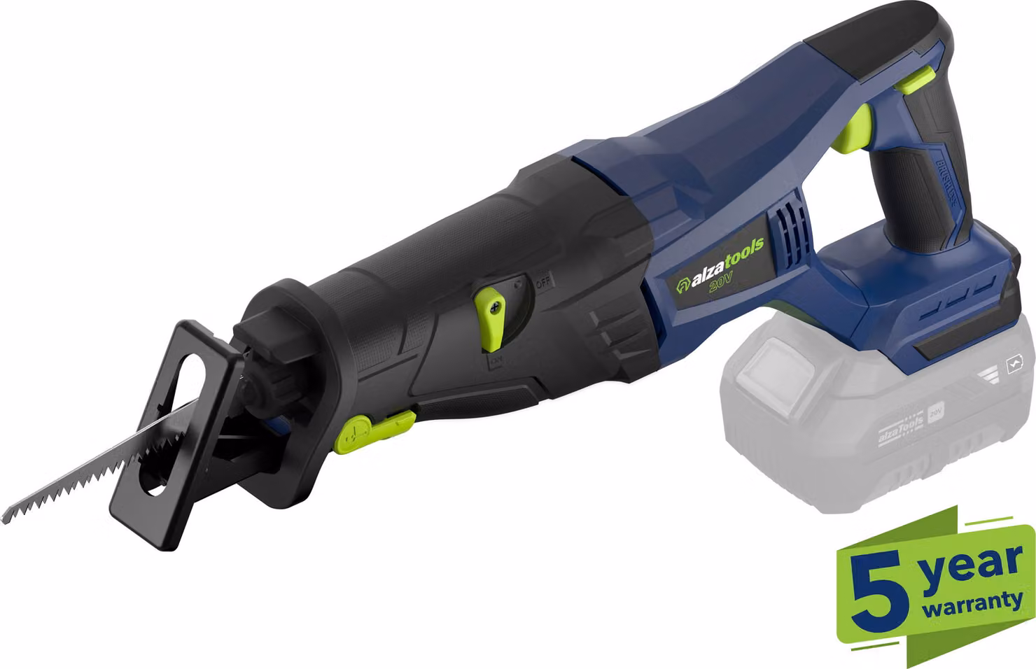 AlzaTools PRO CBRS20V Batteria senza spazzole 20V