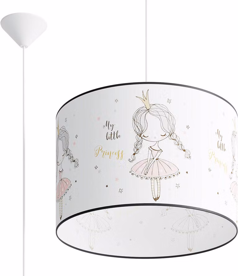Lampada a sospensione PRINCESS 40 1xE27 15W PVC 95x40x40cm Sollux Lighting